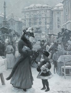 Julemessen Am Hof, 1901.