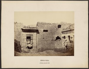 Medinet-Habou, a Theben, premiere cour af Wilhelm Hammerschmidt