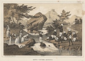 Hindu-dragter, Mauritius, 1855 af Wilhelm Joseph Heine