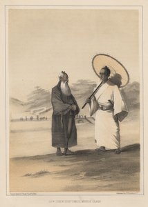 Lew Chew kostumer, middelklasse, 1855