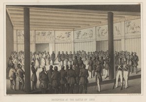 Reception på slottet Shui, 1855 af Wilhelm Joseph Heine