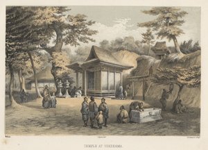 Templet i Yokuhama, 1855