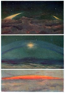 Ringe på planeten Saturn, ca. 1880 (kobberstik)