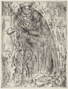 Macbeth V (The Vision of Lady Macbeth) af Wilhelm Lehmbruck