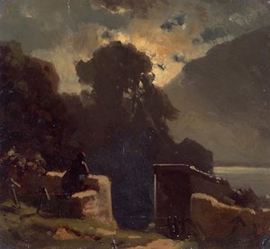månelandskab af Wilhelm Lichtenheld