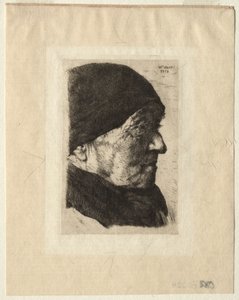 Overhoved for en bonde, 1874. af Wilhelm Maria Hubertus Leibl