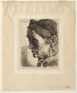 Hoved af en bondekvinde af Wilhelm Maria Hubertus Leibl