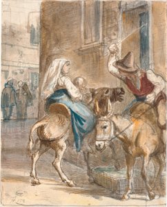 Det genstridige æsel af Wilhelm Marstrand