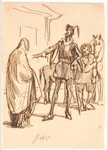 Don Quijote af Donna Rodriguez af Wilhelm Marstrand