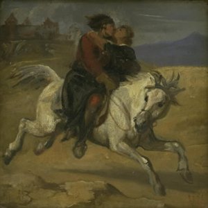 En bortførelsesscene af Wilhelm Marstrand