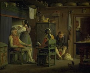 En friers moder taler sin søns sag af Wilhelm Marstrand