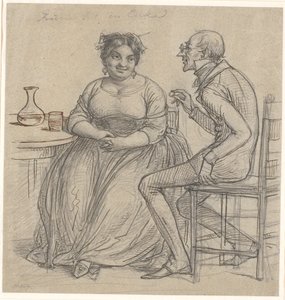 "Frieri til en enke" af Wilhelm Marstrand