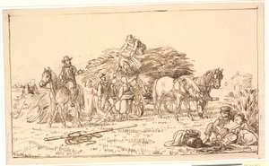 Efterårsscene af Wilhelm Marstrand