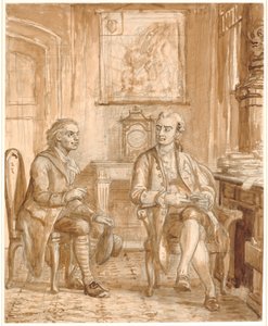 Minister Guldberg og Wessel af Wilhelm Marstrand