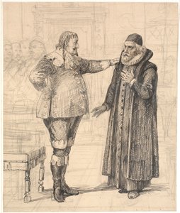 Ole Vind udnævnes til hofprædikant af Wilhelm Marstrand