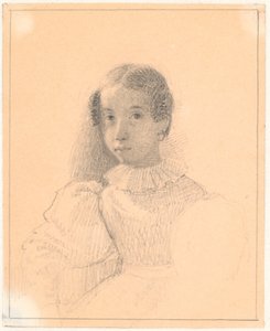 Portræt af Adelaide Emilie Waagepetersen af Wilhelm Marstrand