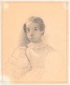 Portræt af Adelaide Emilie Waagepetersen af Wilhelm Marstrand