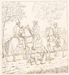Ryttere af Wilhelm Marstrand