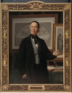 Kunsthistorikeren N.L. Bakken af Wilhelm Marstrand