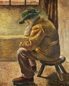 Siddende Figur; Siddende figur, 1909