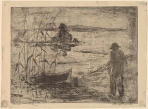 Fiskeri på Havel-floden af Wilhelm Oesterle