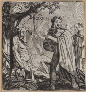 Narren, der bekymrer sig for meget om sin kunst af Wilhelm Stettler