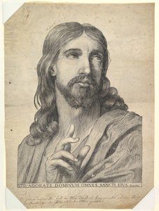 Buste af Kristi Velsignelse, 1600-tallet. af Wilhelm Traut