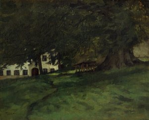 Lindetræ på Herrenchiemsee af Wilhelm Trübner