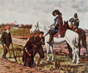 Rekrutteringsfolk fra tiden under Trediveårskrigen af Wilhelm Werner Schuch