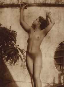 Italiensk kvinde (fra Sicilien) (s/h-billede)