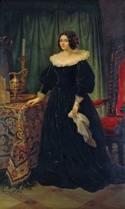 Portræt af danseren Lola Montez 1821-1861, 1847.