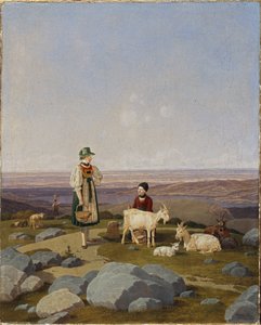 Tysk: Auf der Geisalm På Geisalm af Wilhelm von Kobell