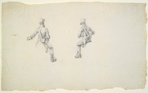 Studie af en østrigsk husar af Wilhelm von Kobell
