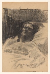 Wilhelmus Johannes Steenhoffs hustru, i seng