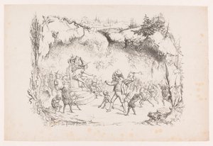 Gabriël grub i afgrunden straffet af nisser Art Album af W. P. Van Geldorp (serietitel) af Wilhelmus Petrus van Geldorp