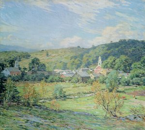 September Morning, Plainfield, New Hampshire af Willard Leroy Metcalf