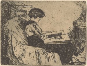 Portræt af Martha Grondhout-Heshusius af Willem Adrianus Grondhout (signed by artist)