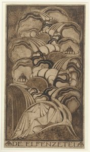 De Elfenzetel (original titel på objekt) af Willem Arondéus (signed by artist)