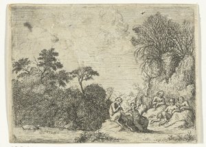Fløjtespillende satyr