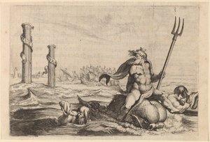 Neptun og Herkules søjler, 1634.