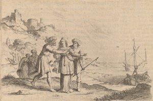 Bortførelsen af Europa, 1634. af Willem Basse