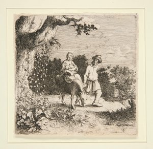 Flugten til Egypten af Willem Basse