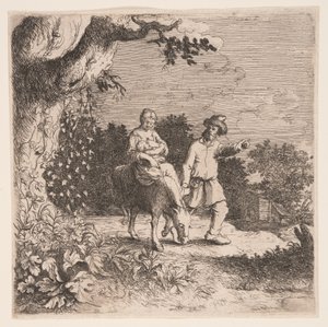 Flugten til Egypten af Willem Basse