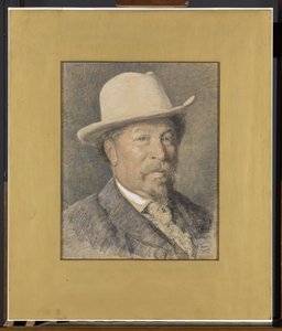 Portræt af maleren Gerardus Johannes Roermeester (1844-1936)