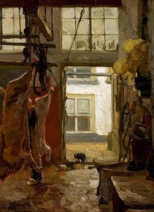 Slagteri. 1889 af Willem Bastiaan Tholen