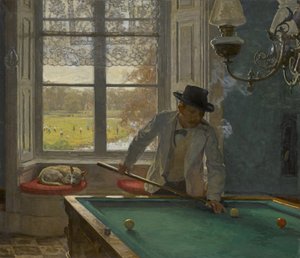 Billardspilleren, 1896.
