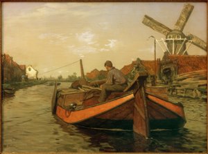 Trekking pram i kanalen af Willem Bastiaan Tholen