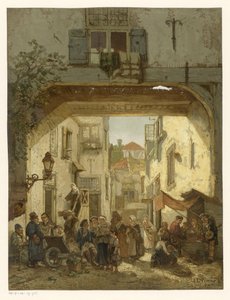 Boerenpoort i det jødiske kvarter i Haag