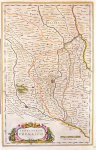 Territoriet i Crema, Italien, i 