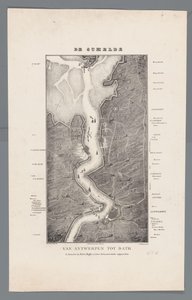 Walk of the Schelde fra Fort Bath til Antwerpen, 1832 Schelde fra Antwerpen til Bath (titel på objekt) af Willem Charles Magnenat